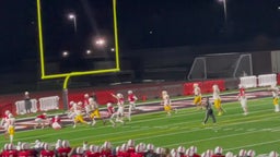 Mt Tahoma #24 Bailey 4 yd TD plus failed 2pt conv intercepted by Yelm #1 Henderson