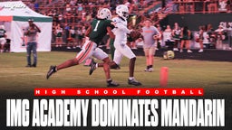 IMG Academy Dominates Mandarin 57–7 in Non-Conference Clash