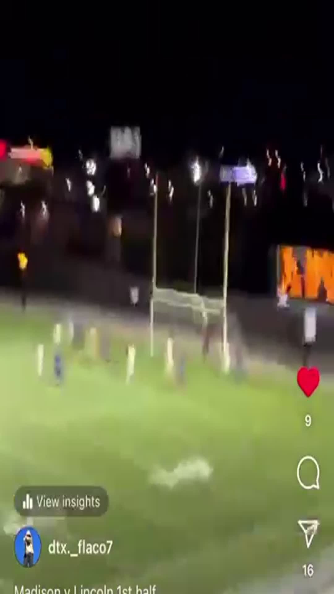 Lincoln v Madison 1st goal