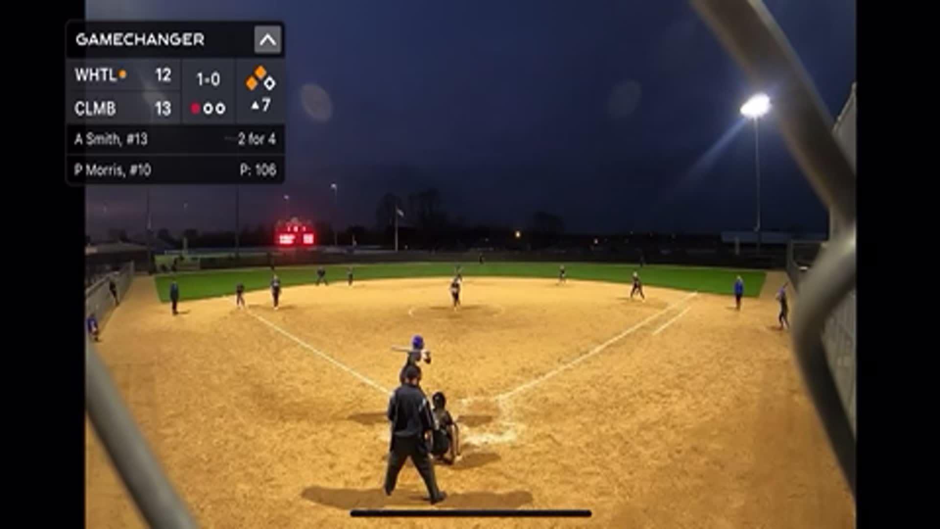 Whiteland Vs. Columbus North. Taking the lead