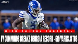 Ty Cummings Sets Georgia Record with 615-Yard, 8-TD Explosion
