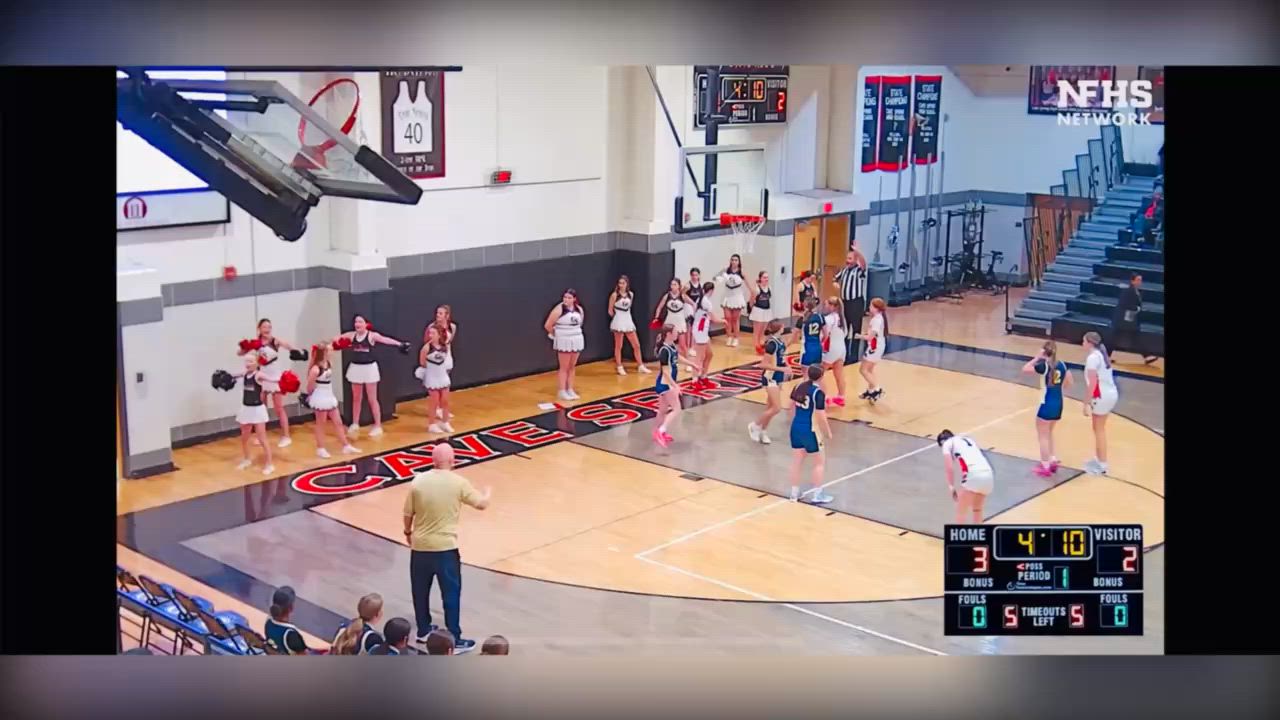 Emma Beale vs Christiansburg - 13 points