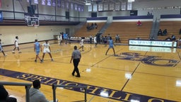 Caleb Smith 2028 guard recognizes the mismatch finishes with the foul