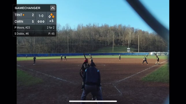 Inside the park HR against cameron