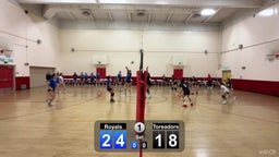 10/2/24 ECR @ Taft 2-0 (25-19, 25-15)