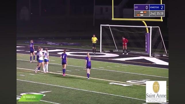Starting my first game of my sophomore season with a pk save to keep Homestead at the 2-0 lead.
