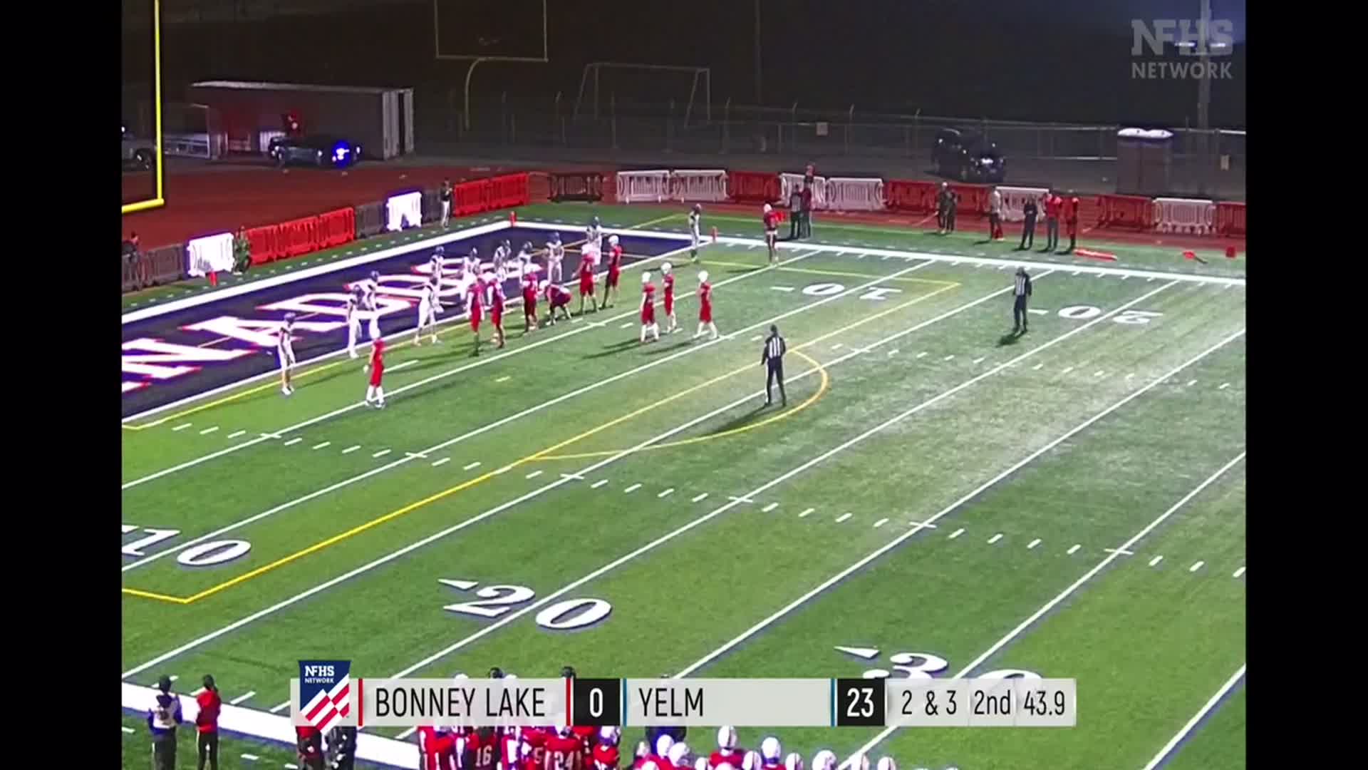 2nd quarter YELM #10 Parker Myers with the 3 yard QB keeper for the Touchdown