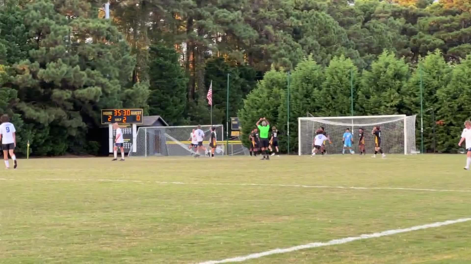 Goal 1 of 3 v Manteo on 10/07