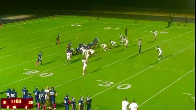 Jake Delgado #50 | Middle Linebacker | LMCA, Henderson NV. 22-yard pick-six on the board! Contact info in bio.