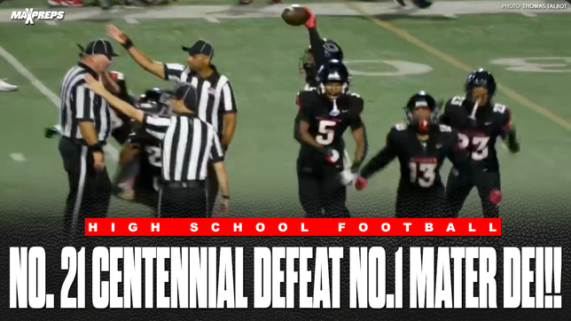 Centennial capitalized on Mater Dei's seven turnovers, including a pivotal interception in the final minutes, to secure the victory. The Huskies' defense, led by Jonathan McKinley, who recorded multiple sacks and a fumble recovery, played a crucial role in the upset. Offensively, Malaki Davis contributed significantly with multiple rushing touchdowns.