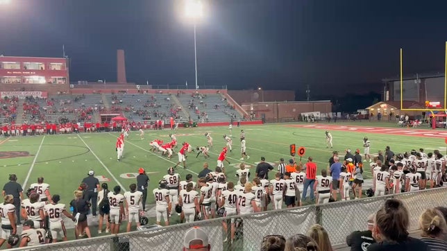 Coweta Tiger's OLB #8 Mason Groth Sack