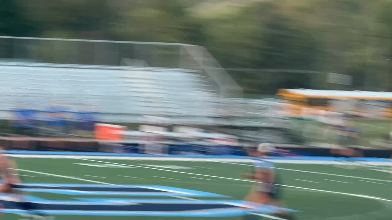 Kadence Rich scores against with a lot of hustle against Franklin County 9-25-25. Assist by Maddie