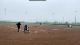 Snow baseball with two stolen bases into scorpion slide