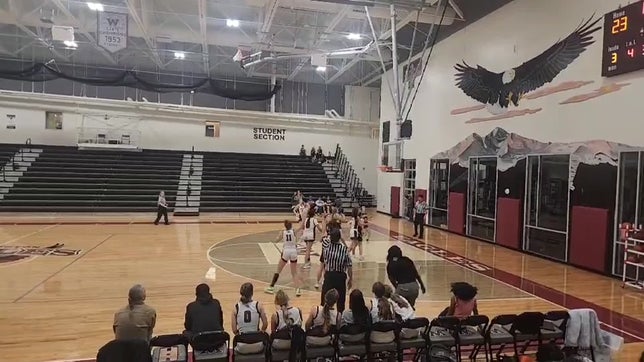 3 pointer followed by a block