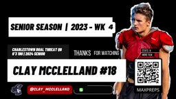 Clay McClelland 2024 Dual Threat QB - 6'2, 190 LBS - Charlestown HS (IN) - WEEK 4 Highlights vs. North Harrison