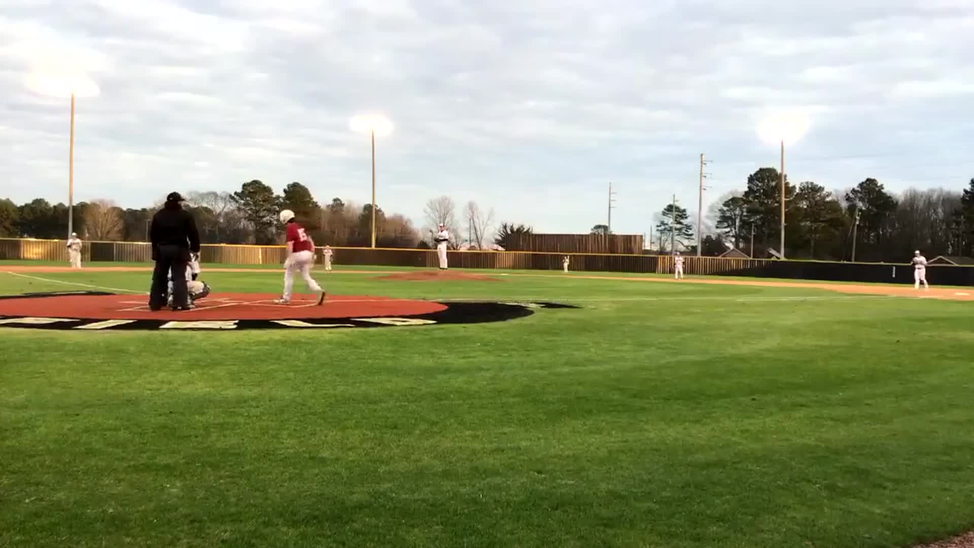 Jay Marbutt double to right field