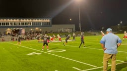 on 10-10-25 Manual thunderbolts VS the pinnacle timberwolves TYREE TOLIVER #70 with the big hit in the 4th quarter
