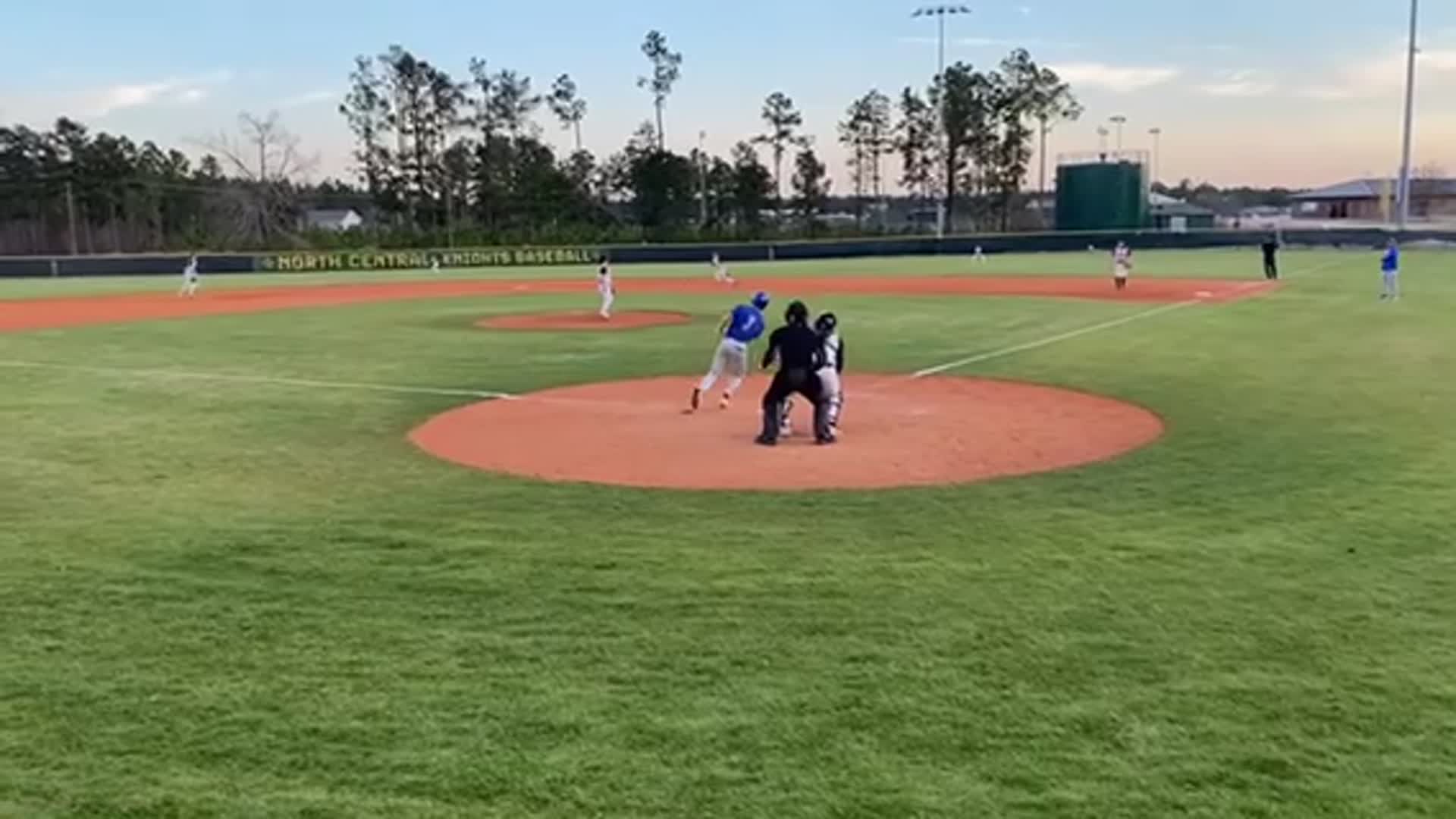 Mac McDaniel's Bomb to left center.  Career day!