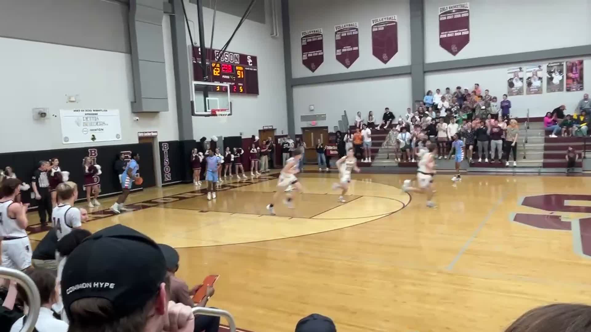 Station Camp vs Glencliff on Feb. 24, 2024 - score by #22 at Region Quarterfinals