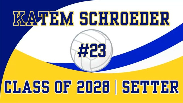 Highlights from the first half of the 2025 varsity season. Includes clips setting outside, middle, opposite, and back row, defense and out of system plays, and aces.