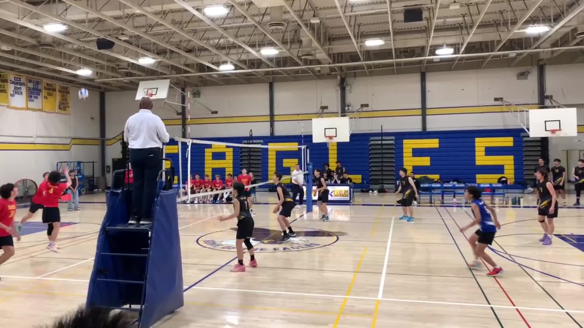 3/28/2024 Varsity Boys Volleyball - Willow Glen @ Oak Grove (Oak Grove wins 3-0)