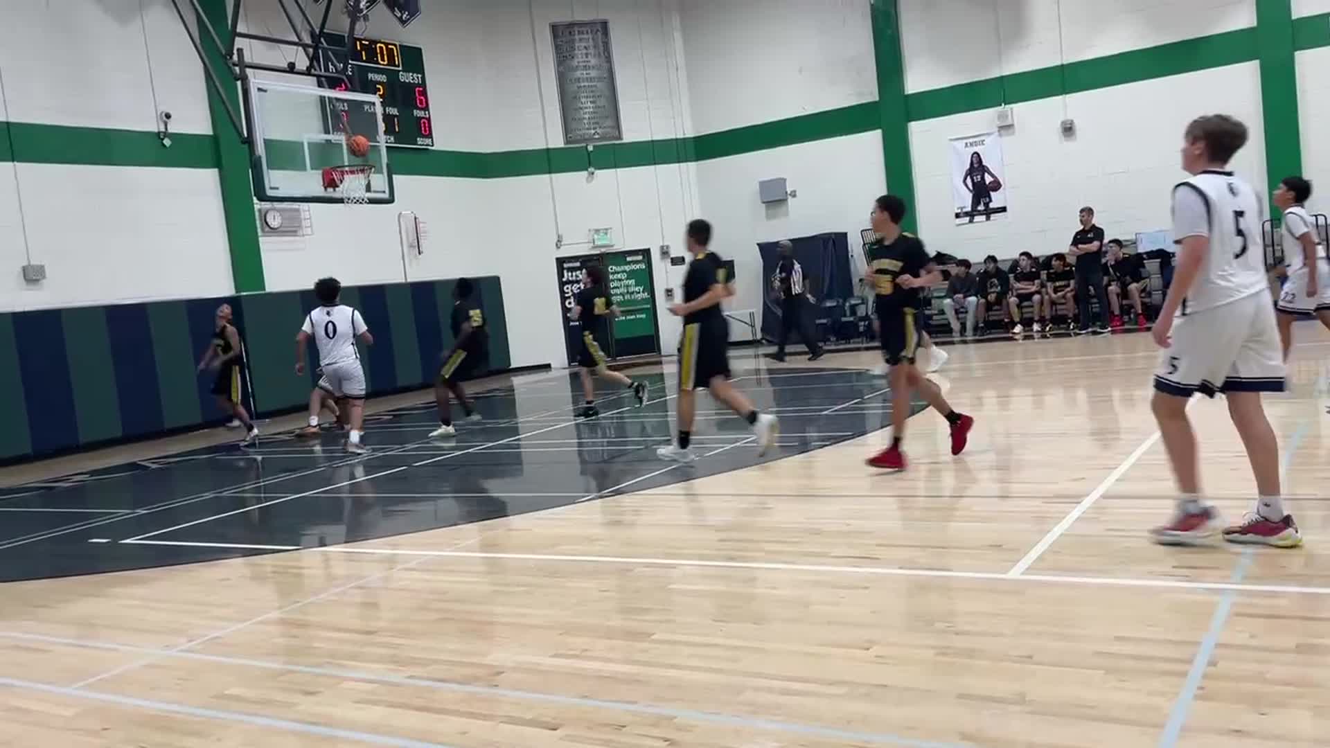 A. J. Rivera (#10) highlights on Jan. 14 win over Sunset HS