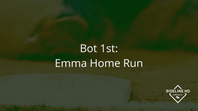 JJ Sweat 7 innings 12Ks, Ella Heal Double, Taylor Haney 2 doubles w/2RBIs, Ansleigh Broome 1RBI, Emma Hernandez 3-3 w/3HRs.