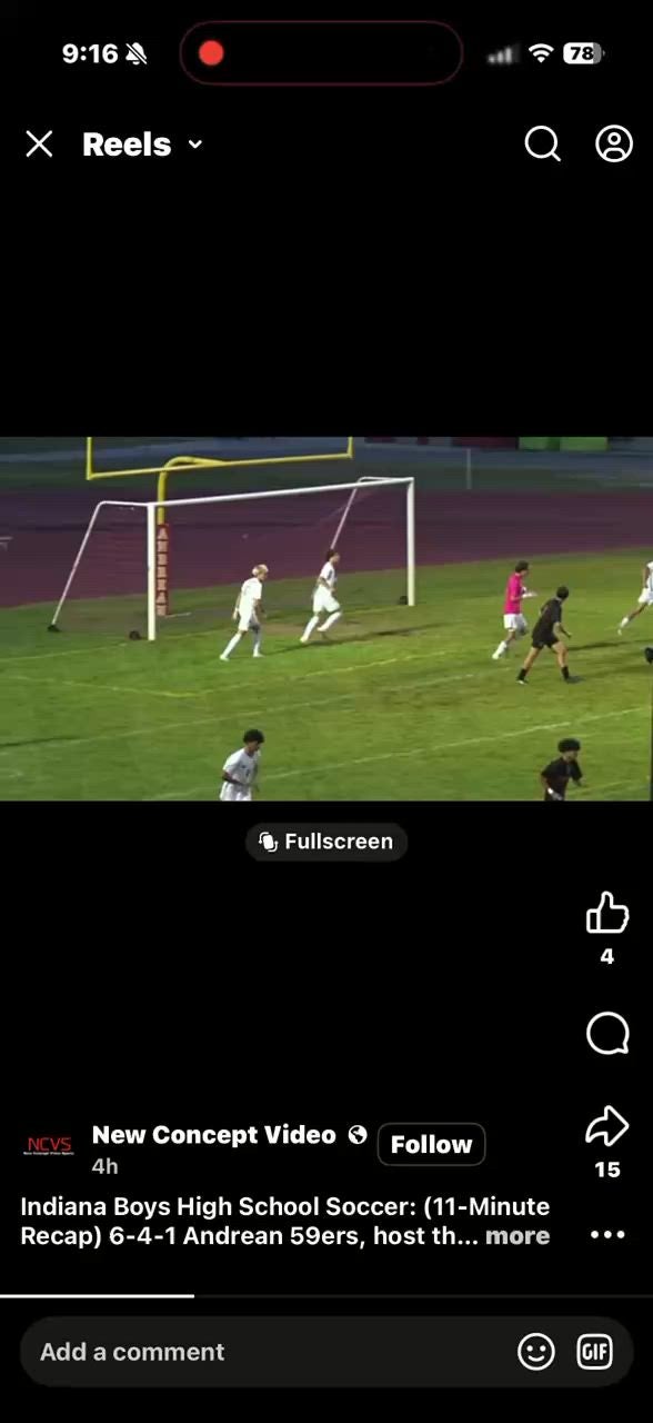 ANOTHER save vs Andrean