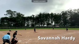 Pacific Grove's Savannah Hardy erupts as player of the game.