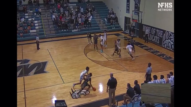 kyrese Williams with a tough basket