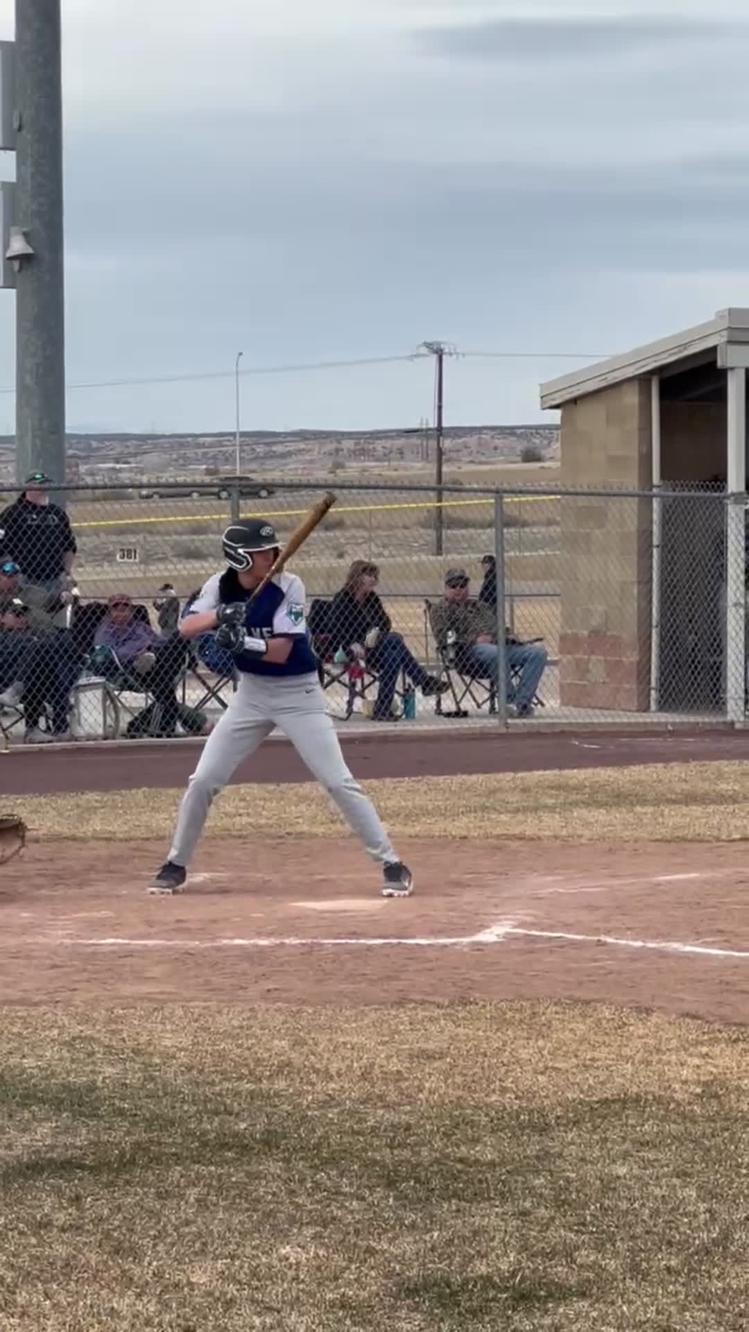 Triple to right field vs Piedra Vista