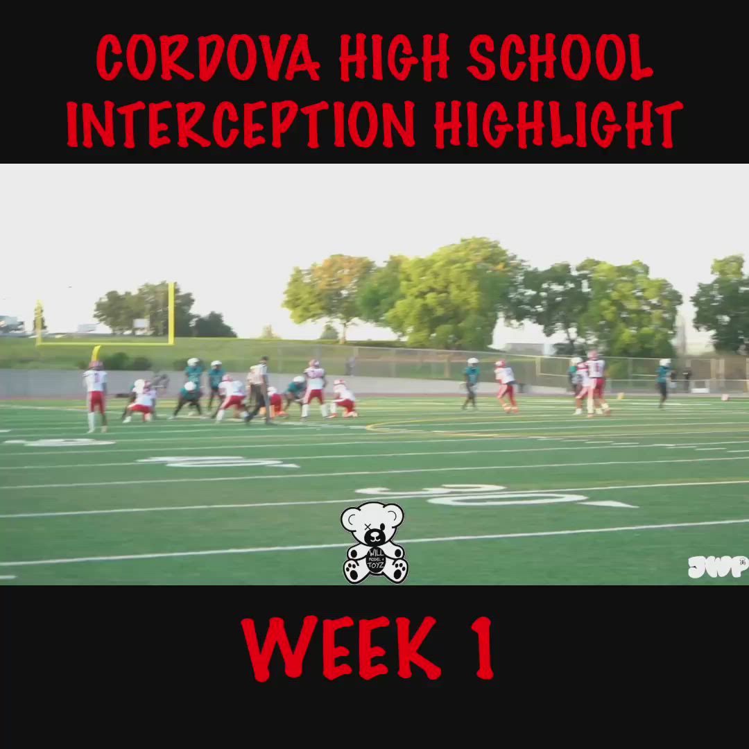 Cordova High Interception Highlight