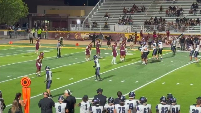 Dalton picks up a first down for the ACP  Knights in the game against the Mountain Point Pride.