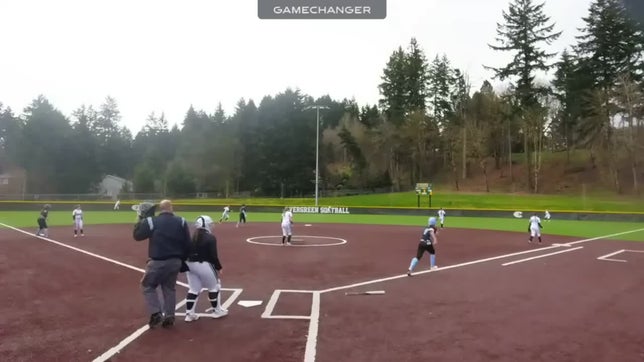 Hit two homeruns for 4 RBIs against Evergreen HS, 14-1 win.