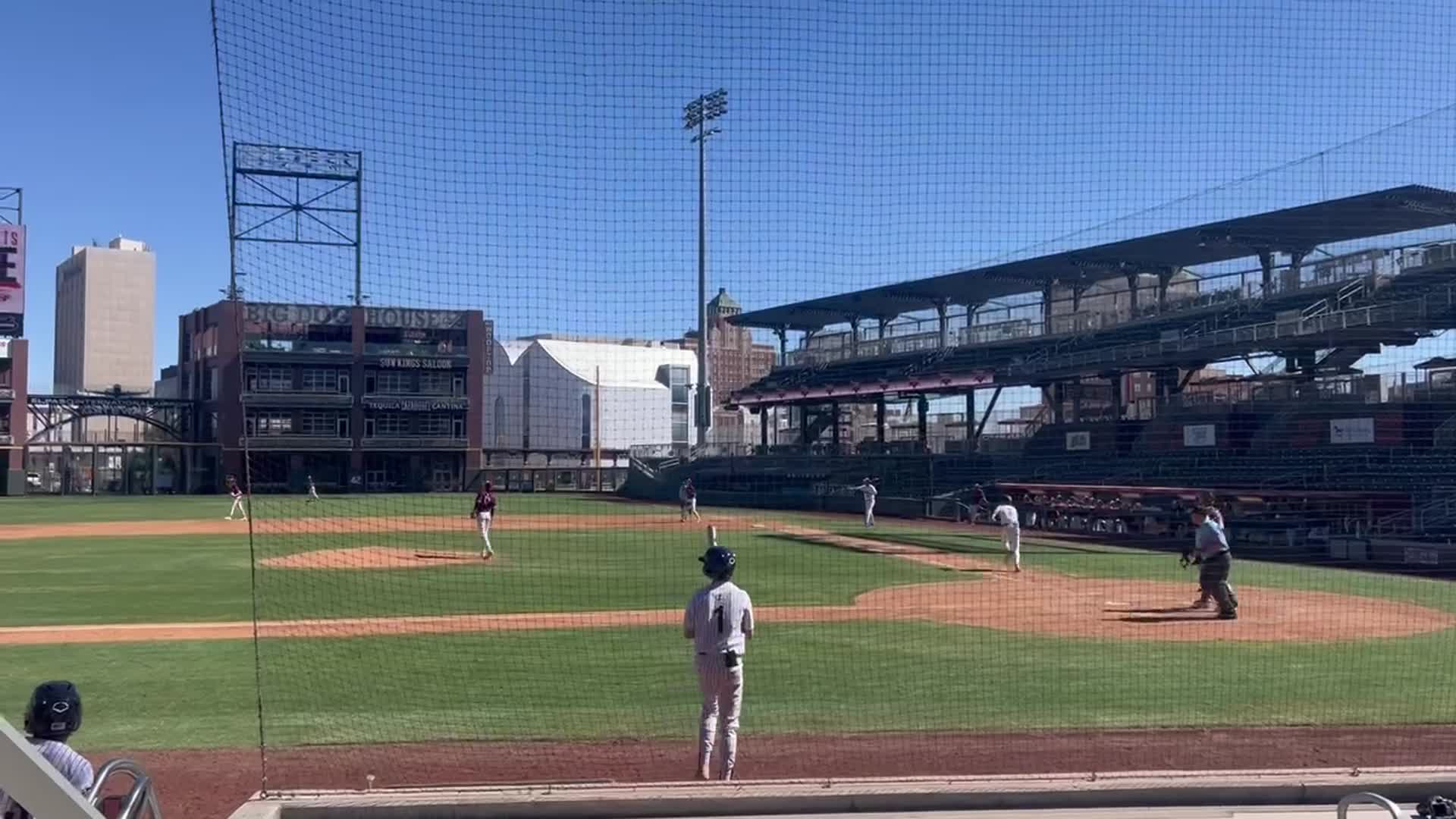 Walt Mann with a clutch double