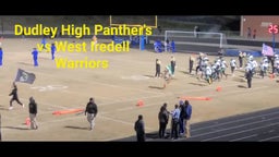 Asher Frisbee's Highlights for Dudley vs. West Iredell playoff game. November 3rd 2023