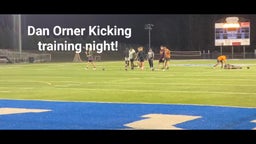 Off season training with Dan Orner Kicking