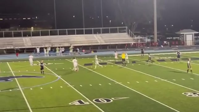 Goal from the 40 yard line to seal the victory over Downers Grove South, 3-1