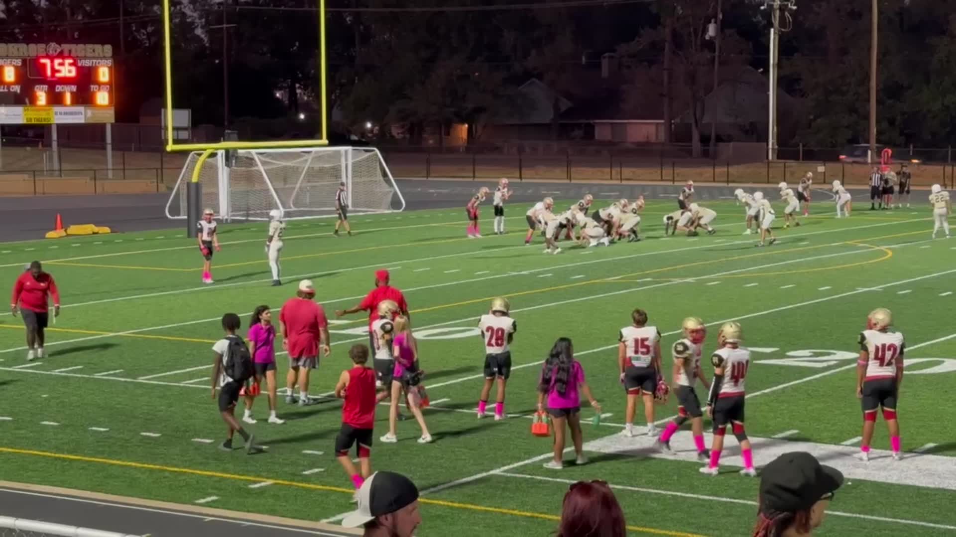 96 Yard run by #22 Caney Creek Panthers