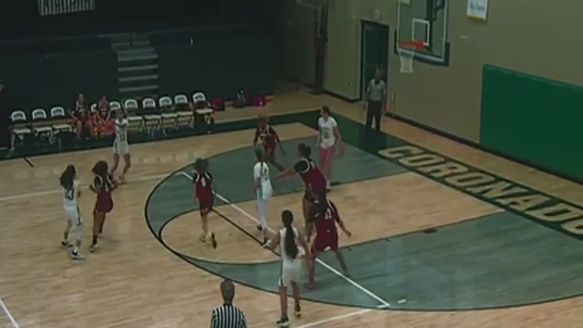 Emily with the bank shot