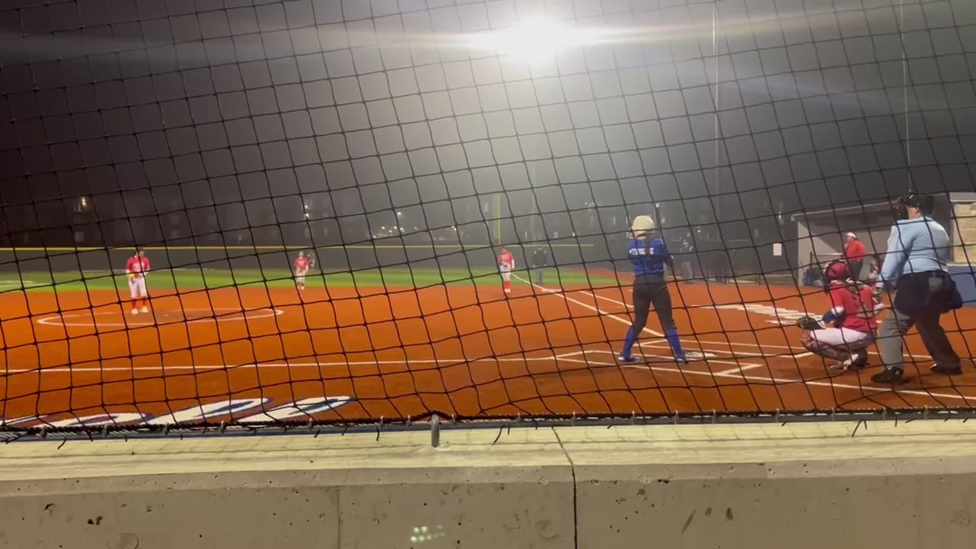 Error by third base Madison gets triple run!