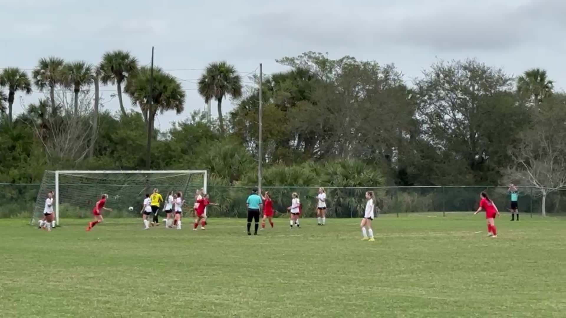 Master's Academy - Ada Boesch to Keira Smylie Corner Kick Header
