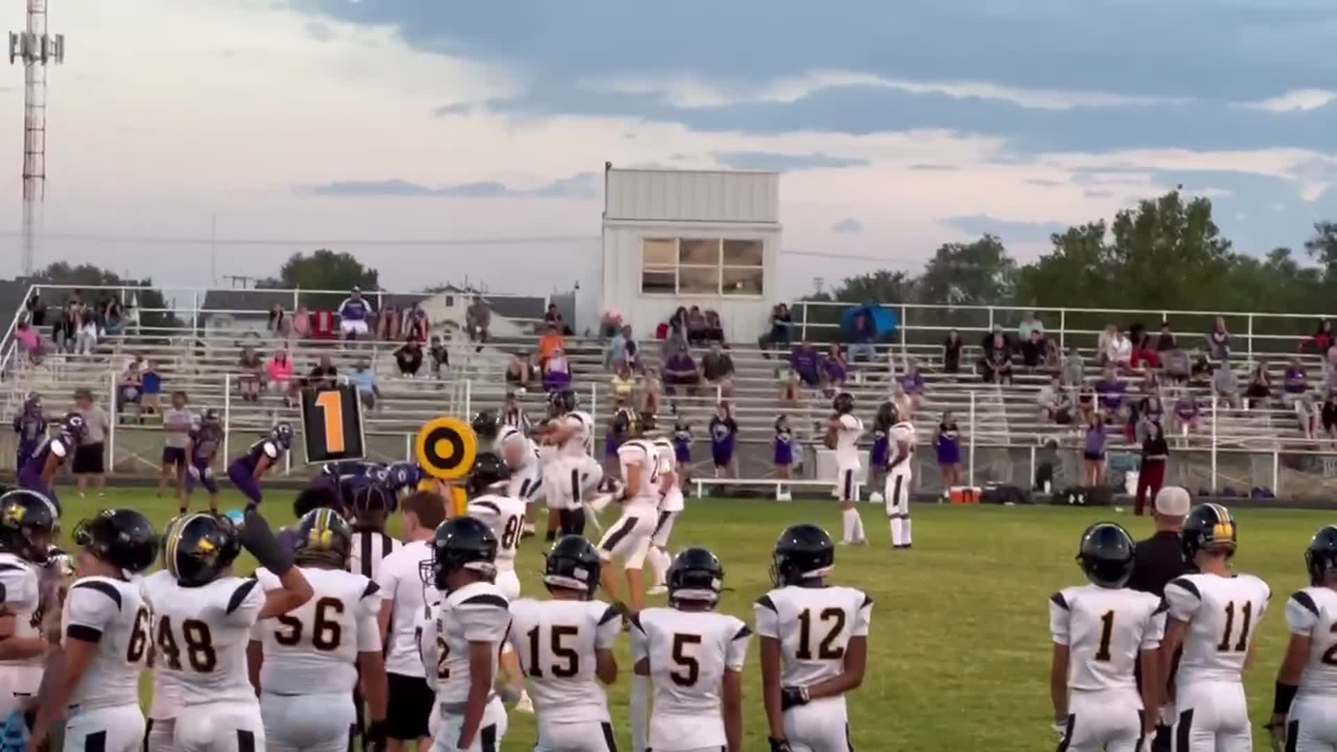 Rushing yards against Clovis