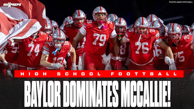 Baylor delivered one of the most dominant rivalry performances in recent memory, rolling past McCallie 56–35 in a high-stakes matchup between Tennessee’s top two programs.