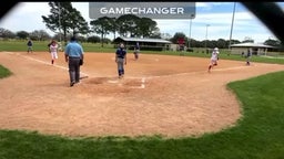 Olivia Villanueva 2 rbi single to CF vs Edna