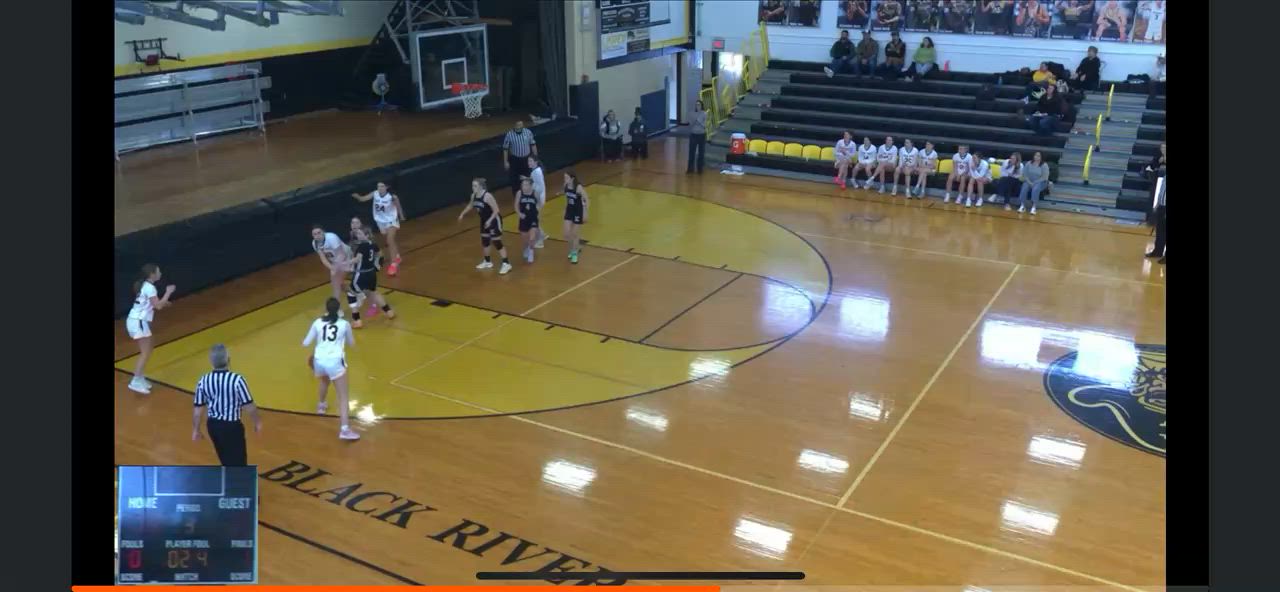 Hailee Moskal 3 pointer from corner.