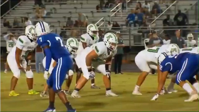 Matthew Hillstock (WR/Slot) rushes in for a TD against Woodmont