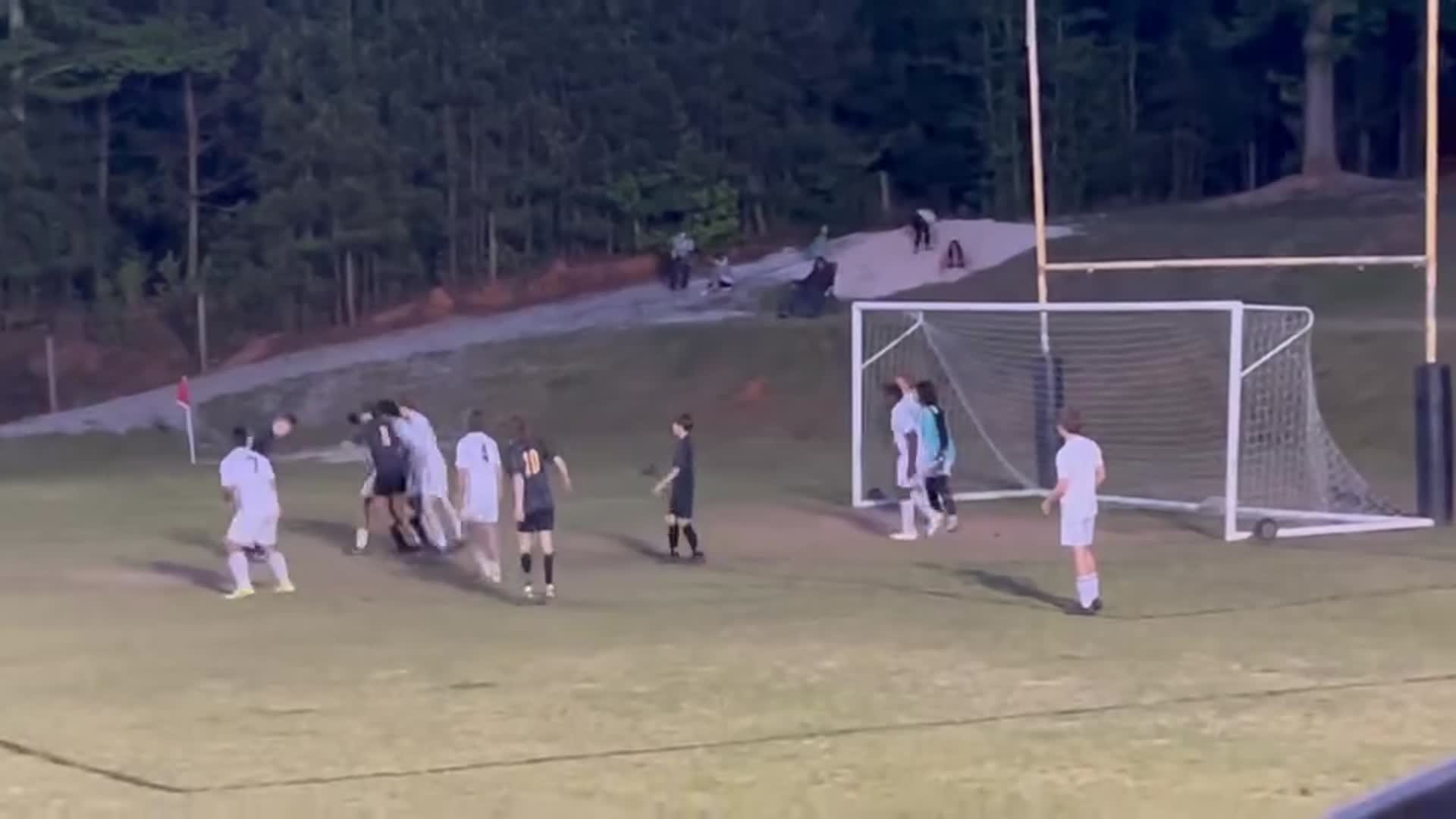 Nick's second goal against Community Christian Academy