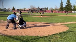 Base hit to left field