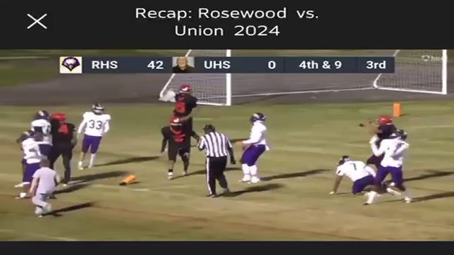 12 yard run